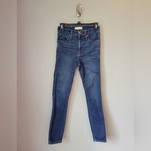 Madewell high rise 10 inch skinny jeans